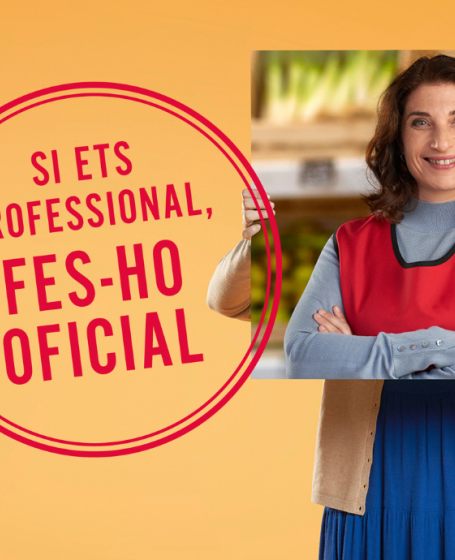 Si ets professional, fes-ho oficial