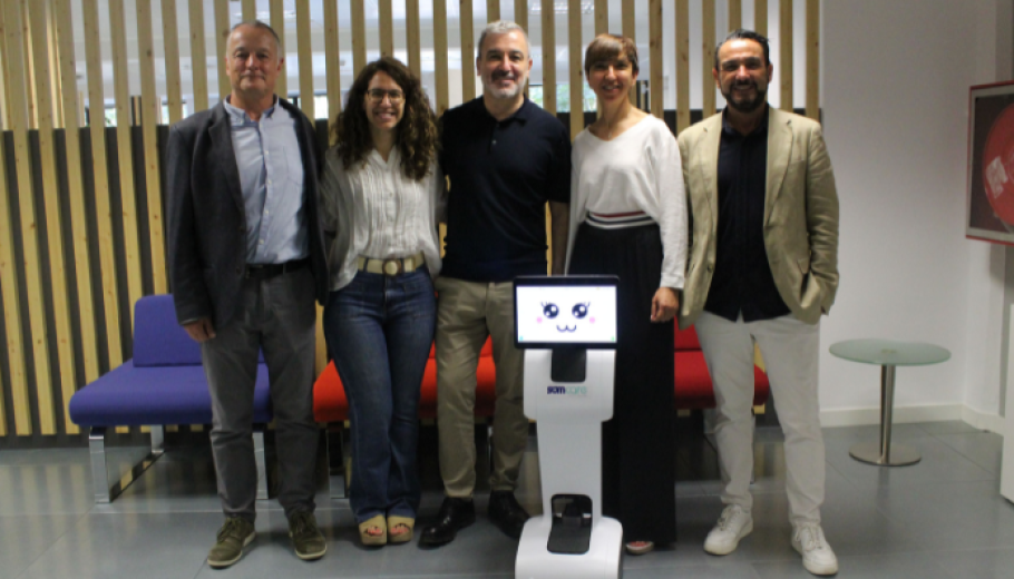 Tomàs Llompart, Marta Villanueva, Jaume Collboni, Laura Peracaula y Jordi Picas