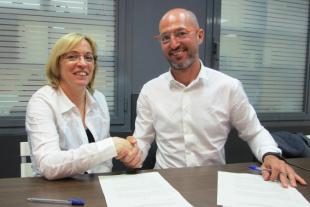 Signatura de l'acord de Suara amb Ship2B