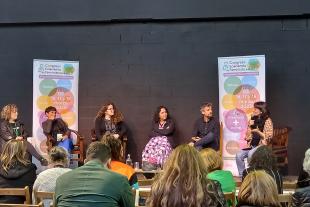 Mireia Sanglas explica Benestarum al Congrés d'Economia Feminista