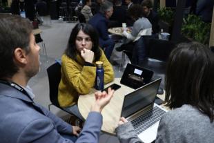 L'equip d'innovació de Suara Cooperativa es reuneix amb diferents empreses en el marc de la fira tecnològica i audiovisual ISE