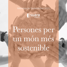 Portada de la memòria 2024: Persones per un món més sostenible