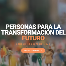 Portada de la memòria 2025: Personas para la transformació del futuro