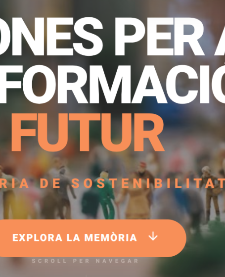 Portada de la memòria 2025