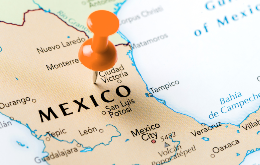 Mapa Mèxic