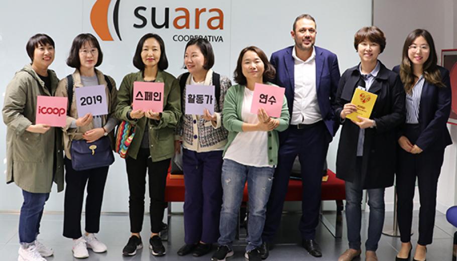 Group photo of the delegation of Korean cooperatives