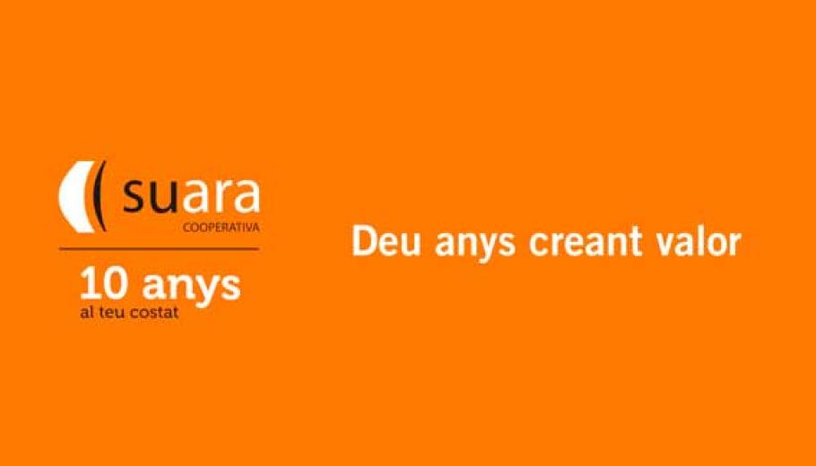 10 anys de Suara logo