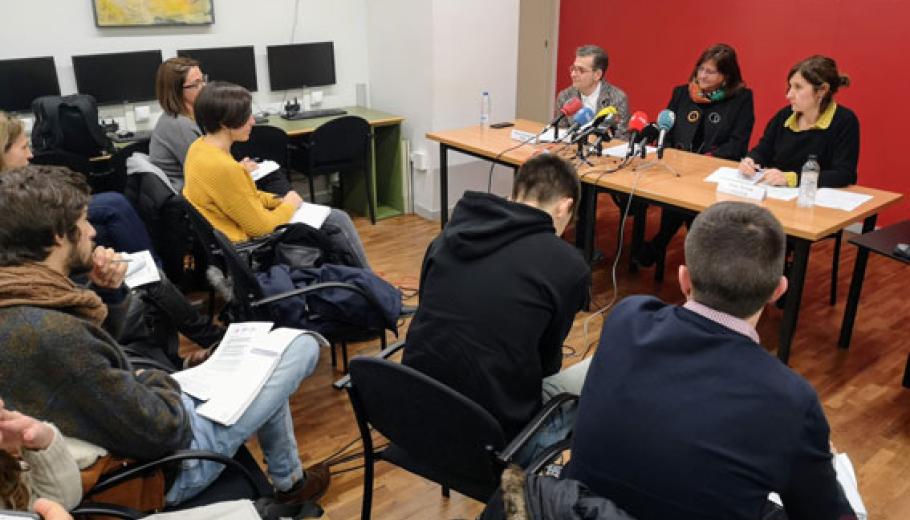 Moment durant la presentació de l'aliança