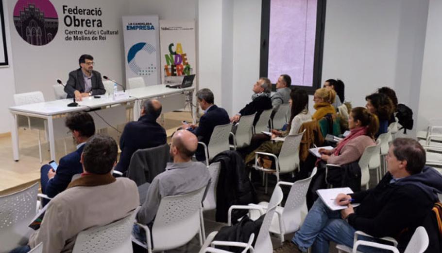 Conferència de Suara a la fira de la Candelera de Molins de Rei