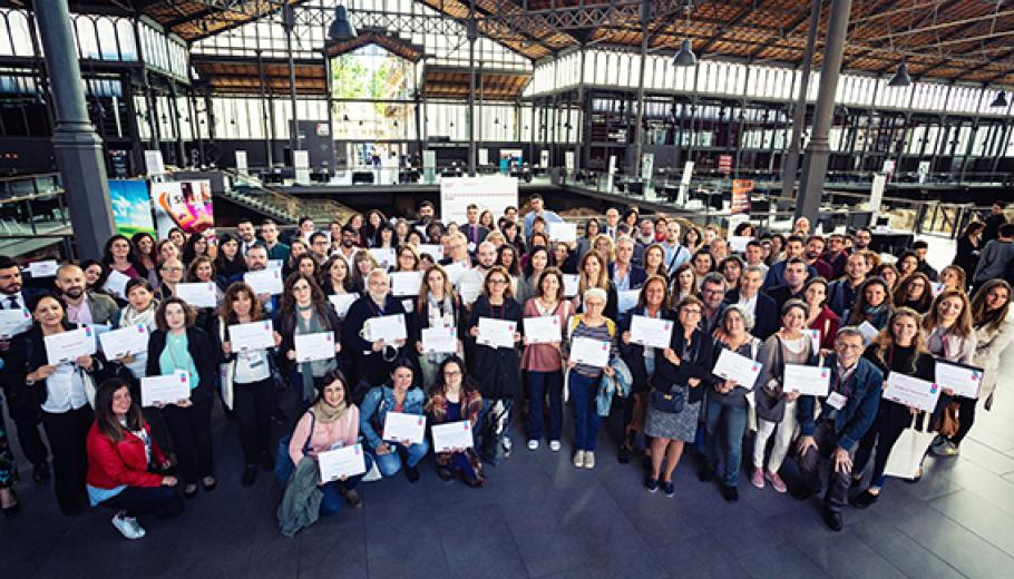 Foto de grup al final de la jornada