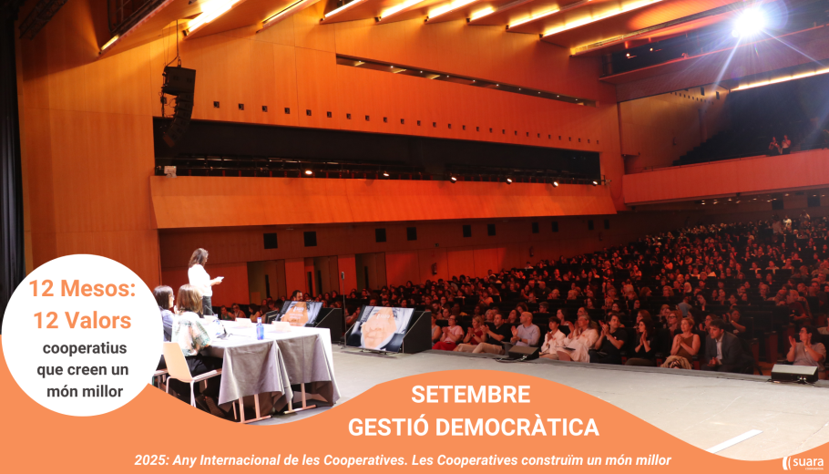 Imatge de la campanya de l'Any Internacional de les Cooperatives amb el valor del mes de setembre