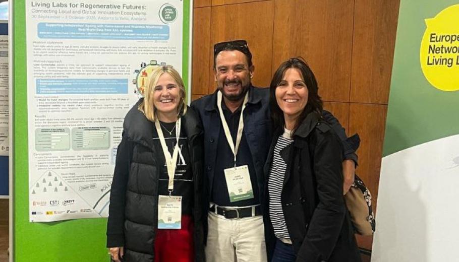 Jordi Picas with Maite Garolera and Sandra Navarro