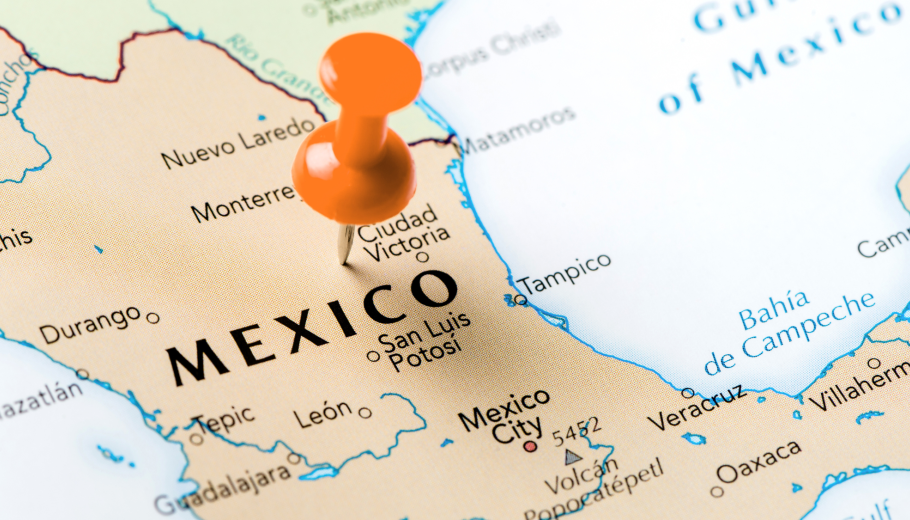 Mapa Mèxic