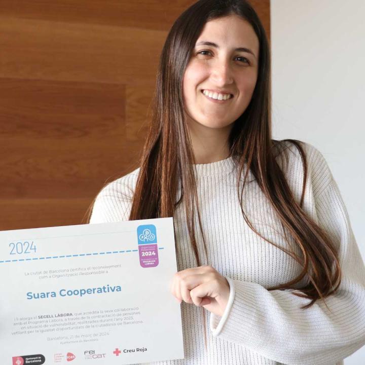 Un any més, Suara Cooperativa rep el segell Làbora per la contractació de persones en situació de vulnerabilitat