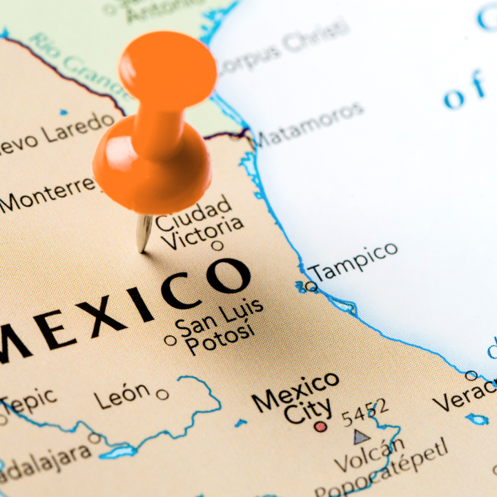 Mapa Mèxic