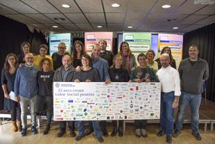 Foto de grup al final de l'acte de celebració