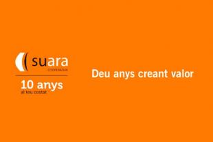 10 anys de Suara logo