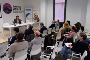 Conferència de Suara a la fira de la Candelera de Molins de Rei