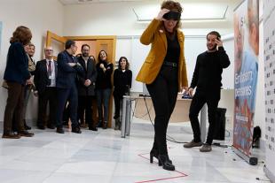 Una dona durant una activitat de la Firactiva’t