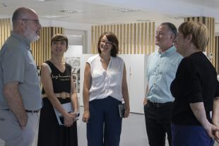 Visita de Juli Silvestre a Suara Cooperativa