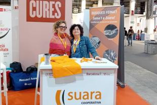 Equip de Talent a l'estand del Saló de l'Ocupació